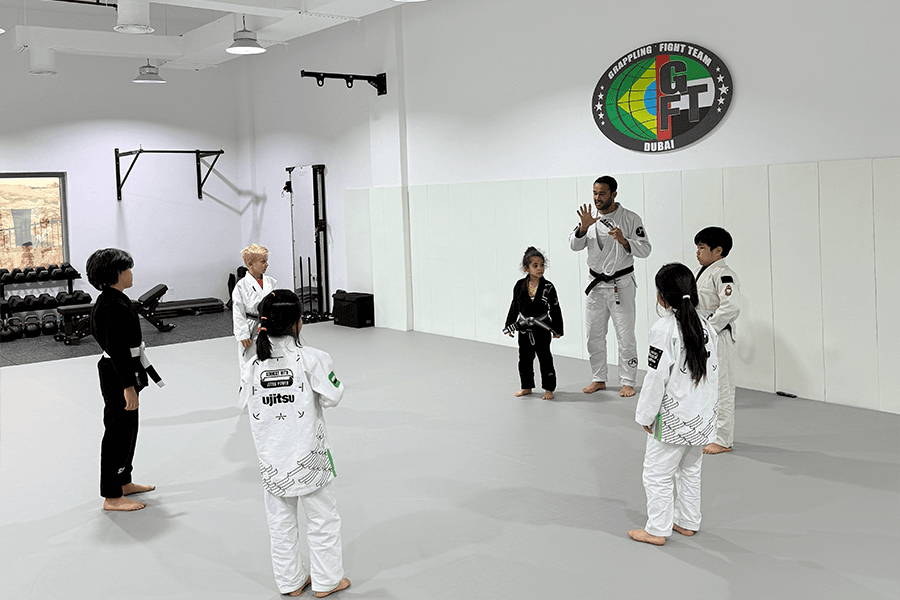 Kids class at GFTeam Dubai